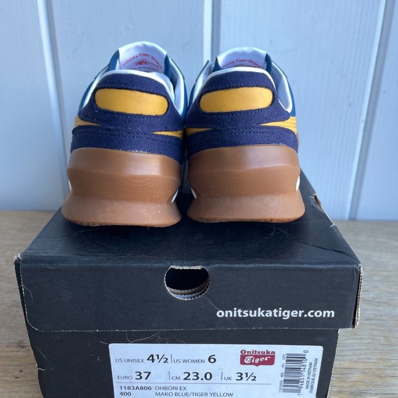 Onitsuka Tiger OHBORI EX MAKO BLUE/TIGER YELLOW - Picture 6 of 6
